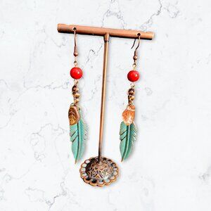 Boho Feather Earrings